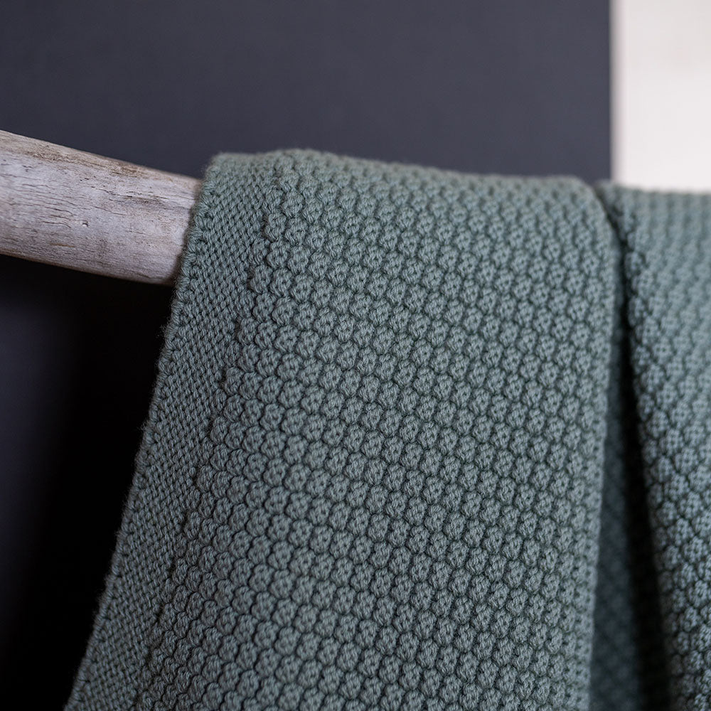 THE WOOLLY BLANKET - sage