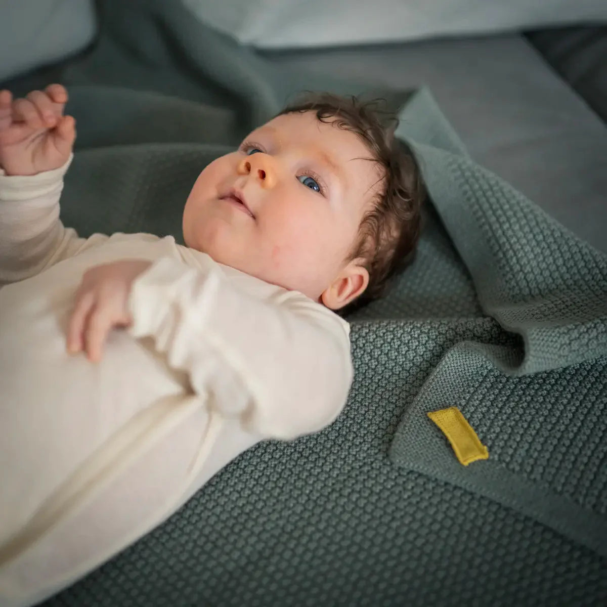 THE WOOLLY BLANKET - sage