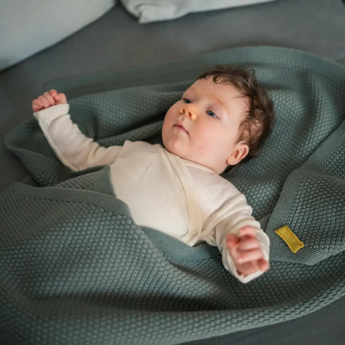 THE WOOLLY BLANKET - sage