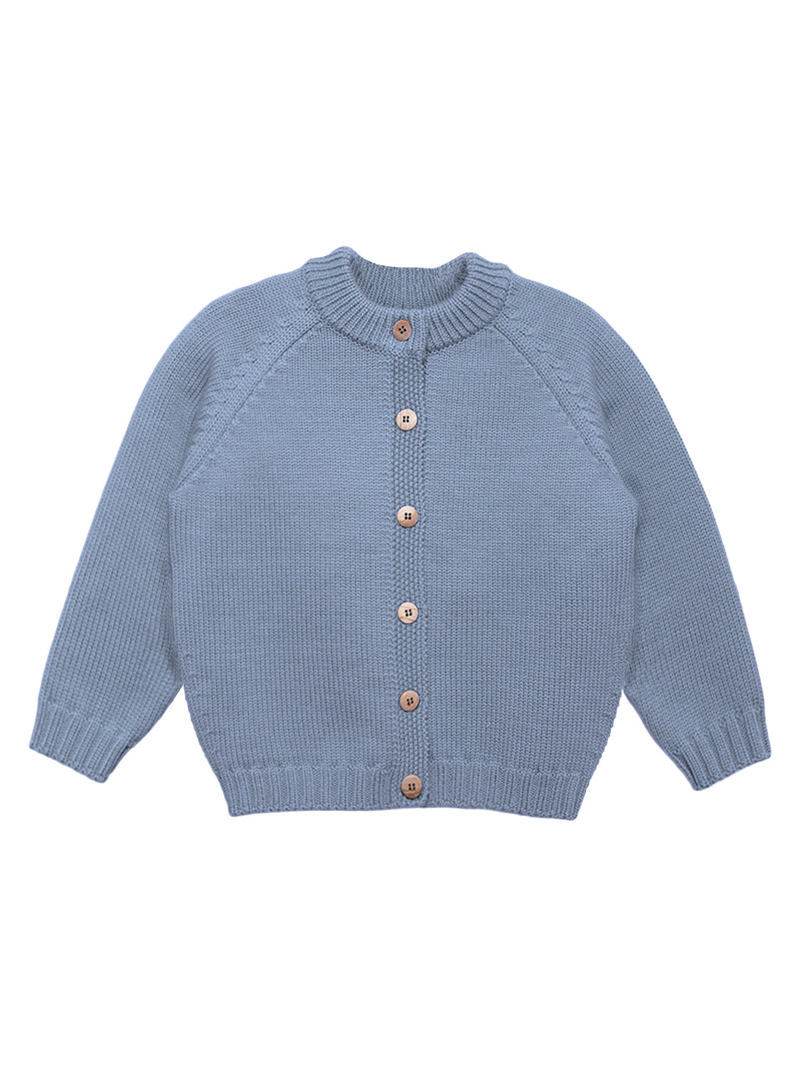 THE WOOLLY CARDIGAN - blue