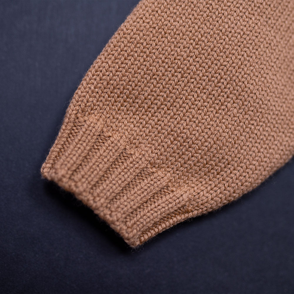 the woolly cardigan - camel