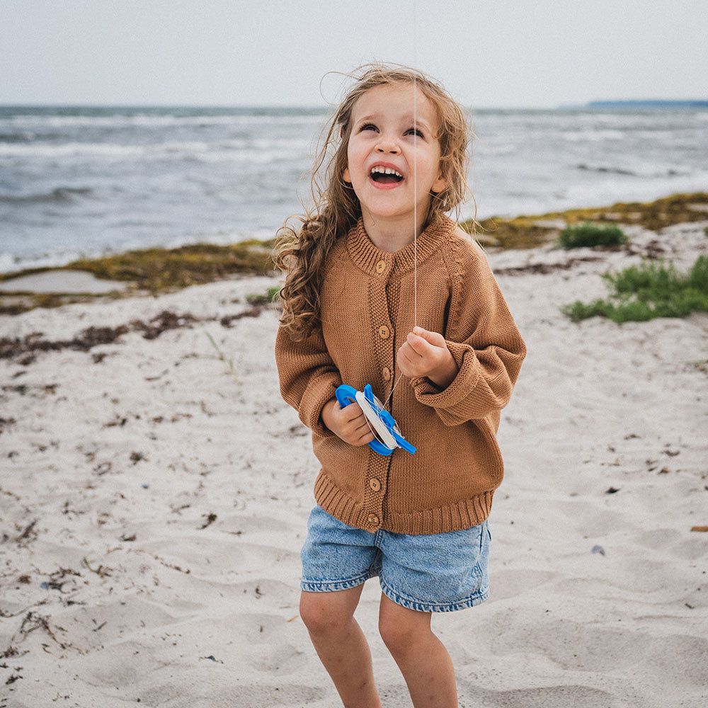 the woolly cardigan - camel