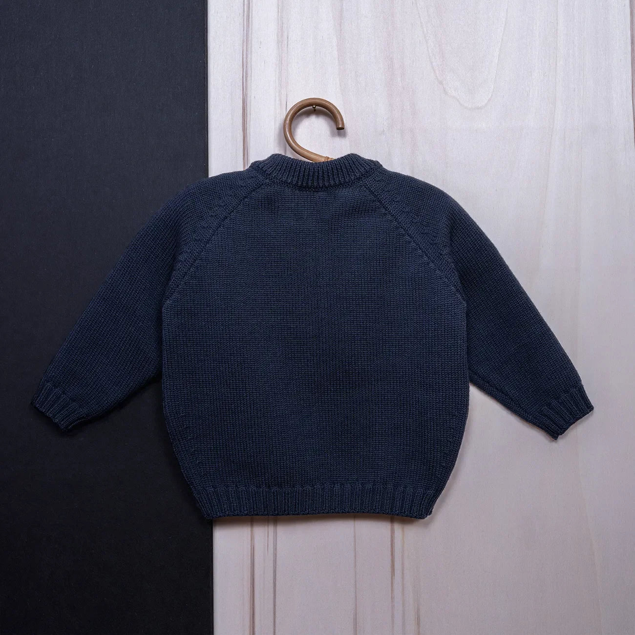 THE WOOLLY CARDIGAN - midnight blue