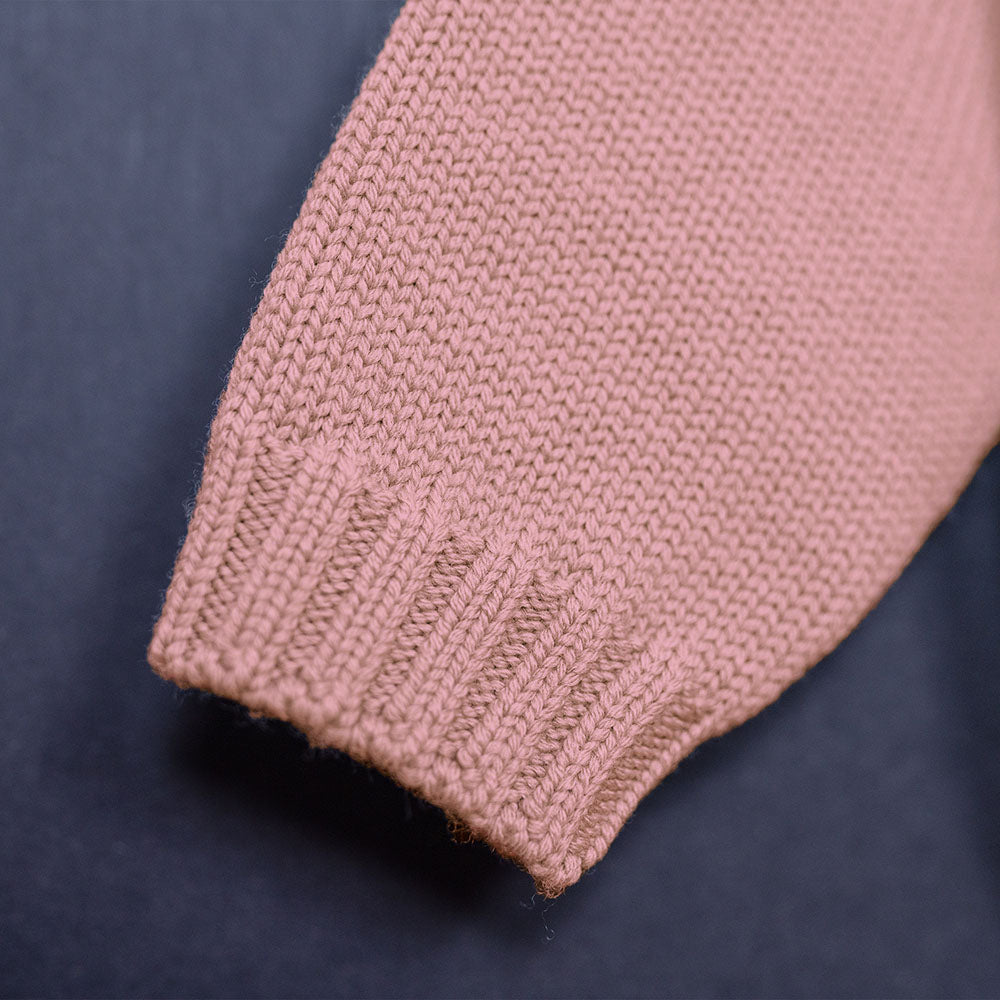 THE WOOLLY CARDIGAN - rose