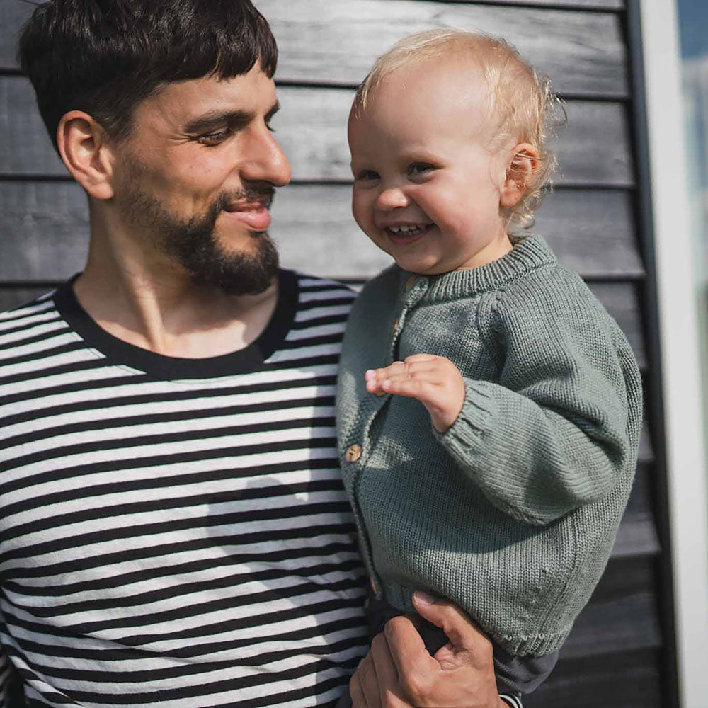 the woolly cardigan - sage