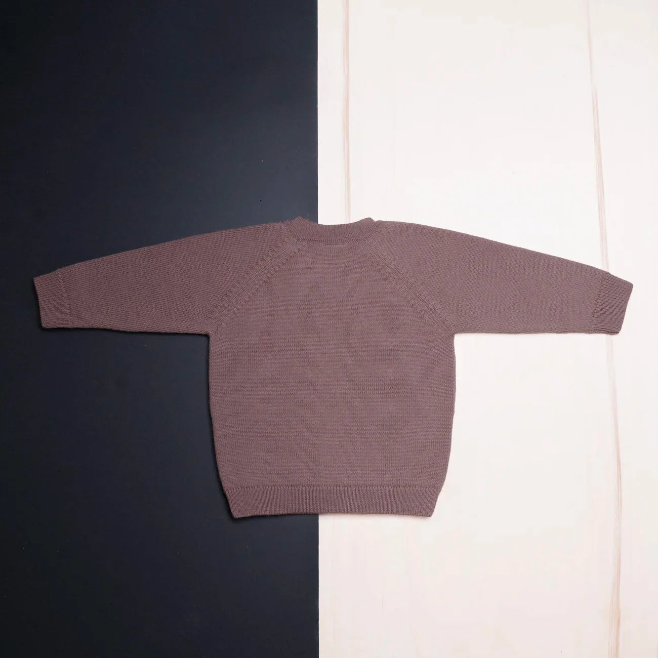 THE WOOLLY BABY JACKET - mauve