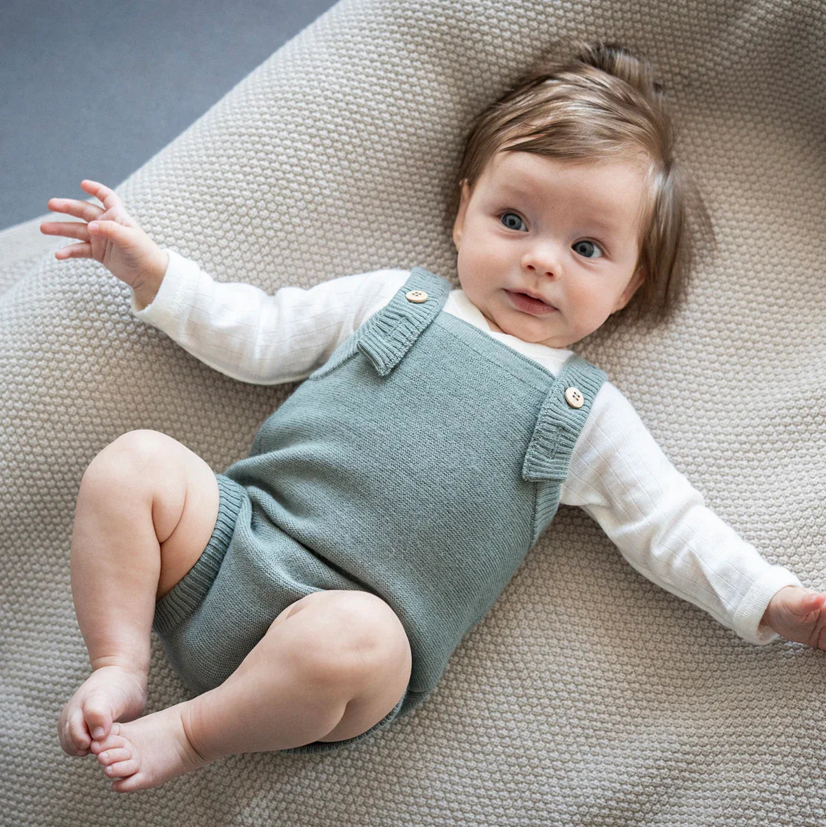 THE WOOLLY ROMPER - sage