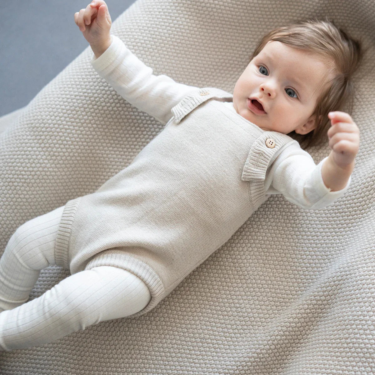 THE WOOLLY ROMPER - sand