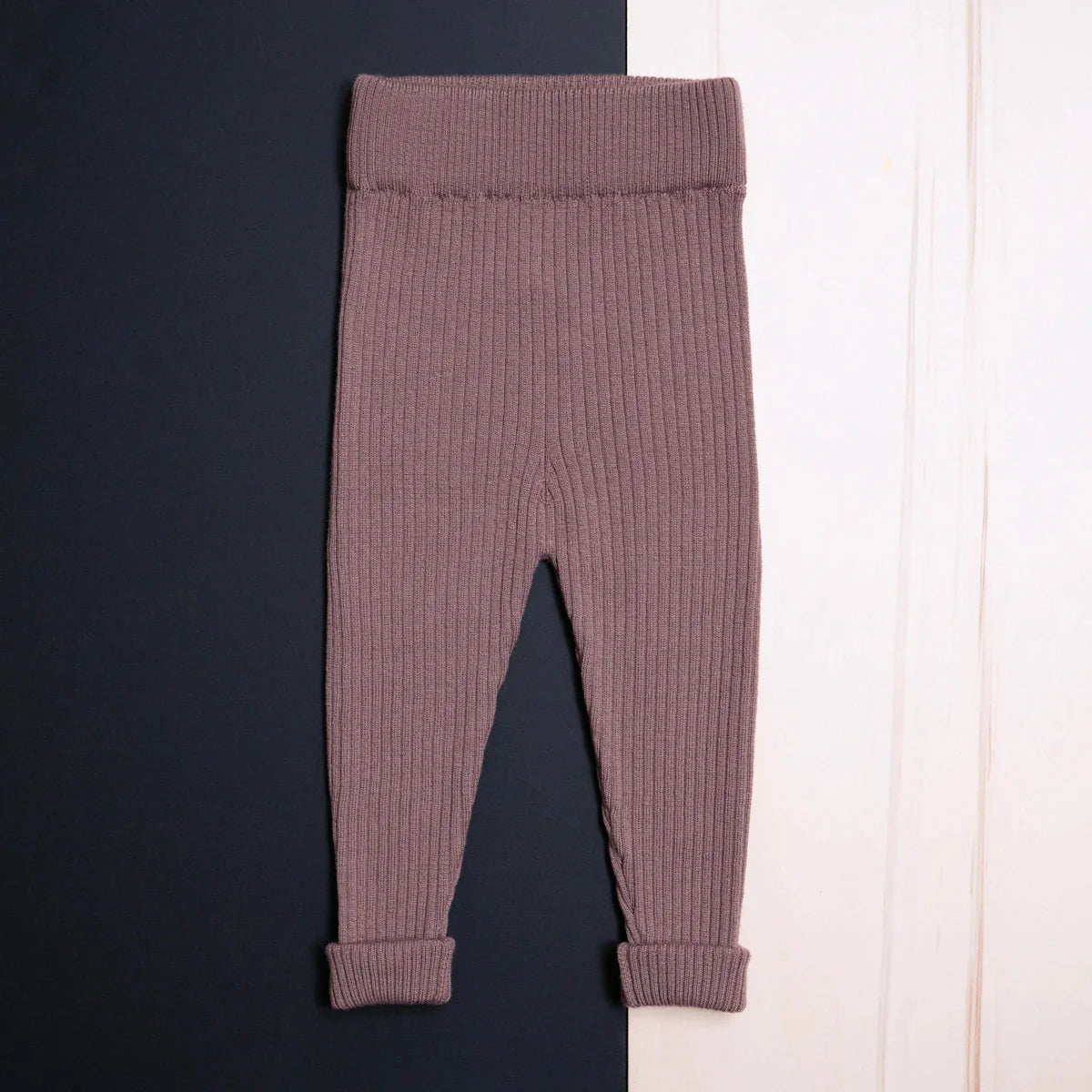 THE WOOLLY LEGGINGS - mauve