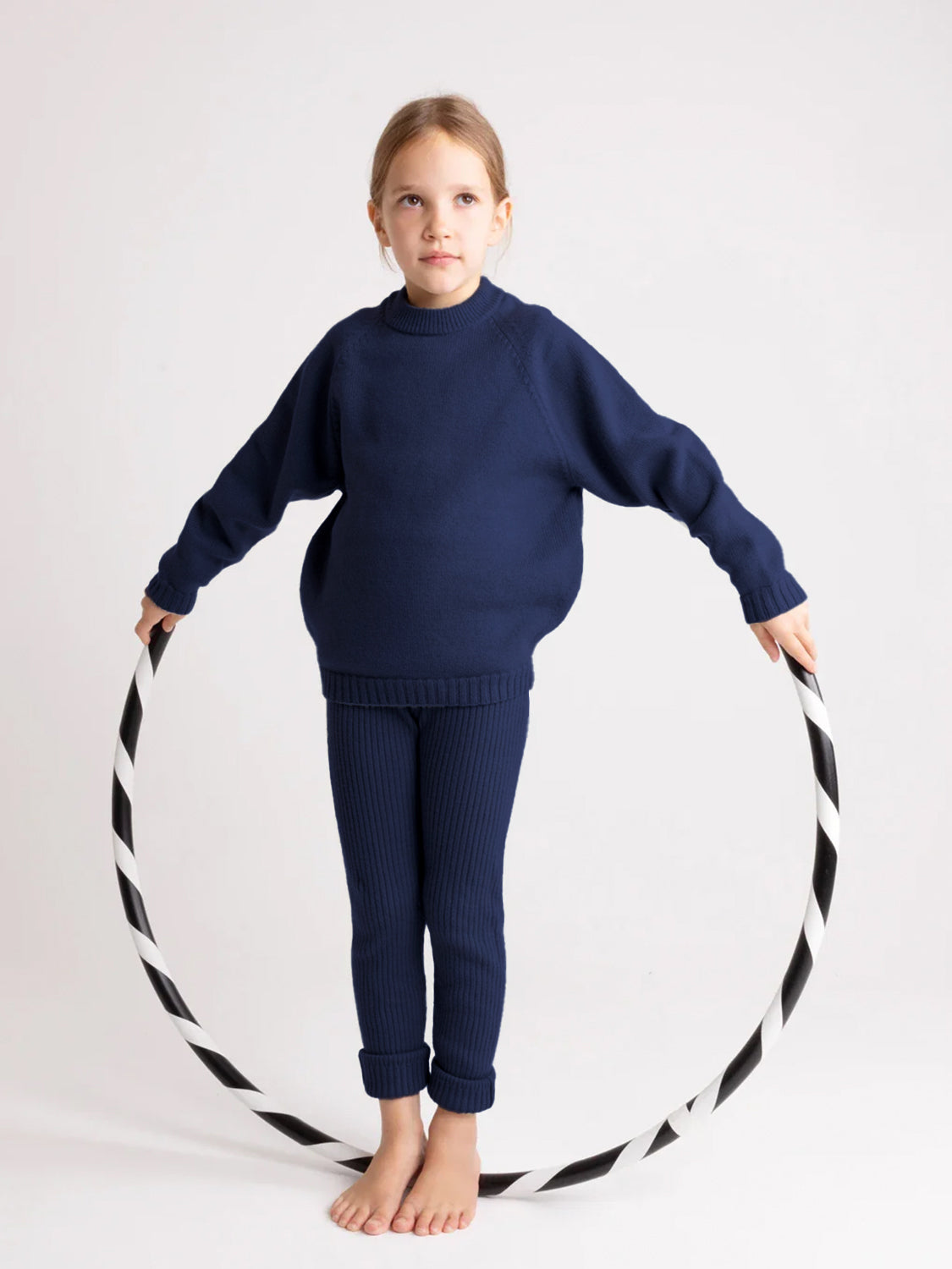 THE WOOLLY LEGGINGS - midnight blue