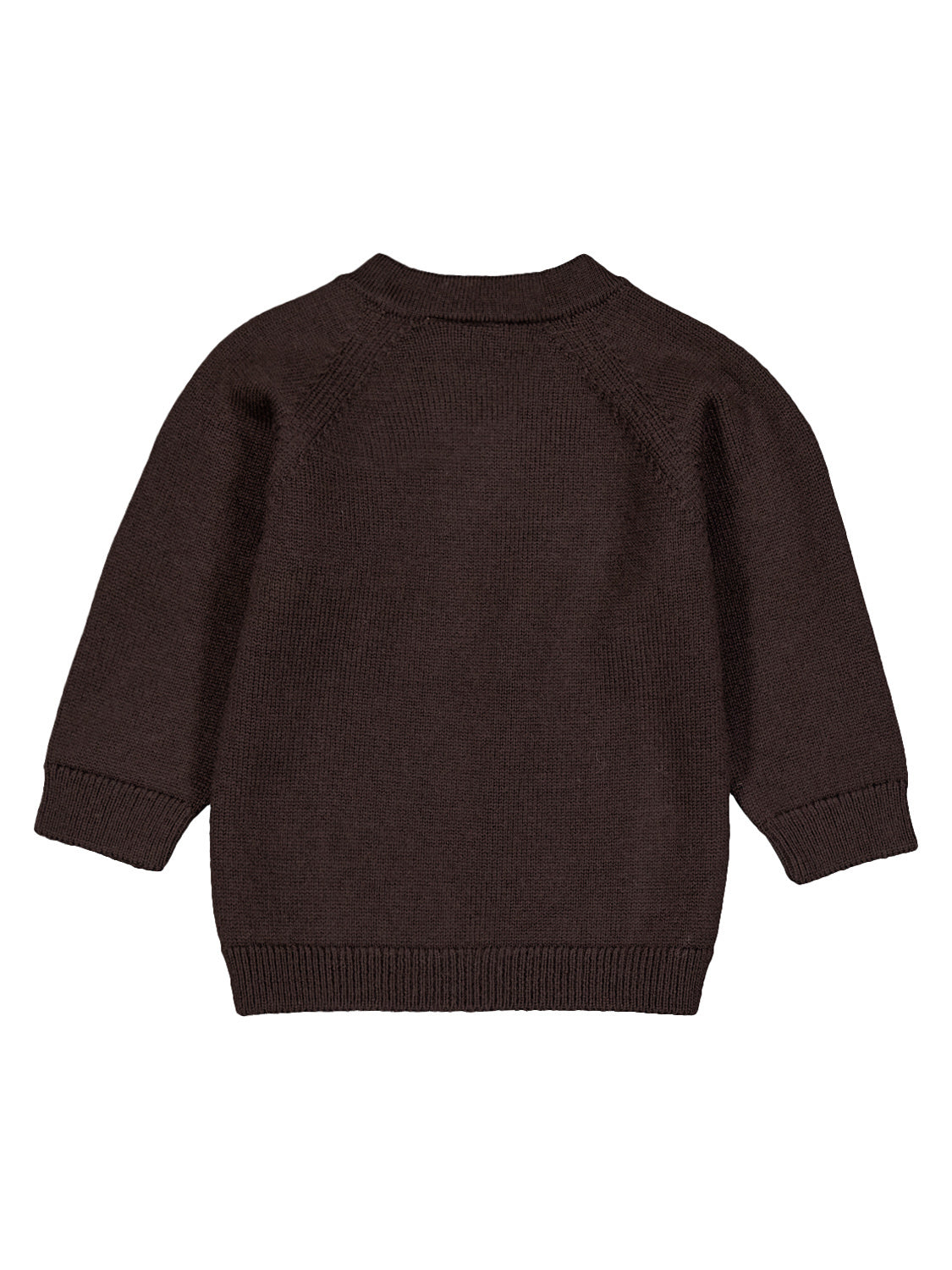 THE WOOLLY BABY JACKET - chocolate
