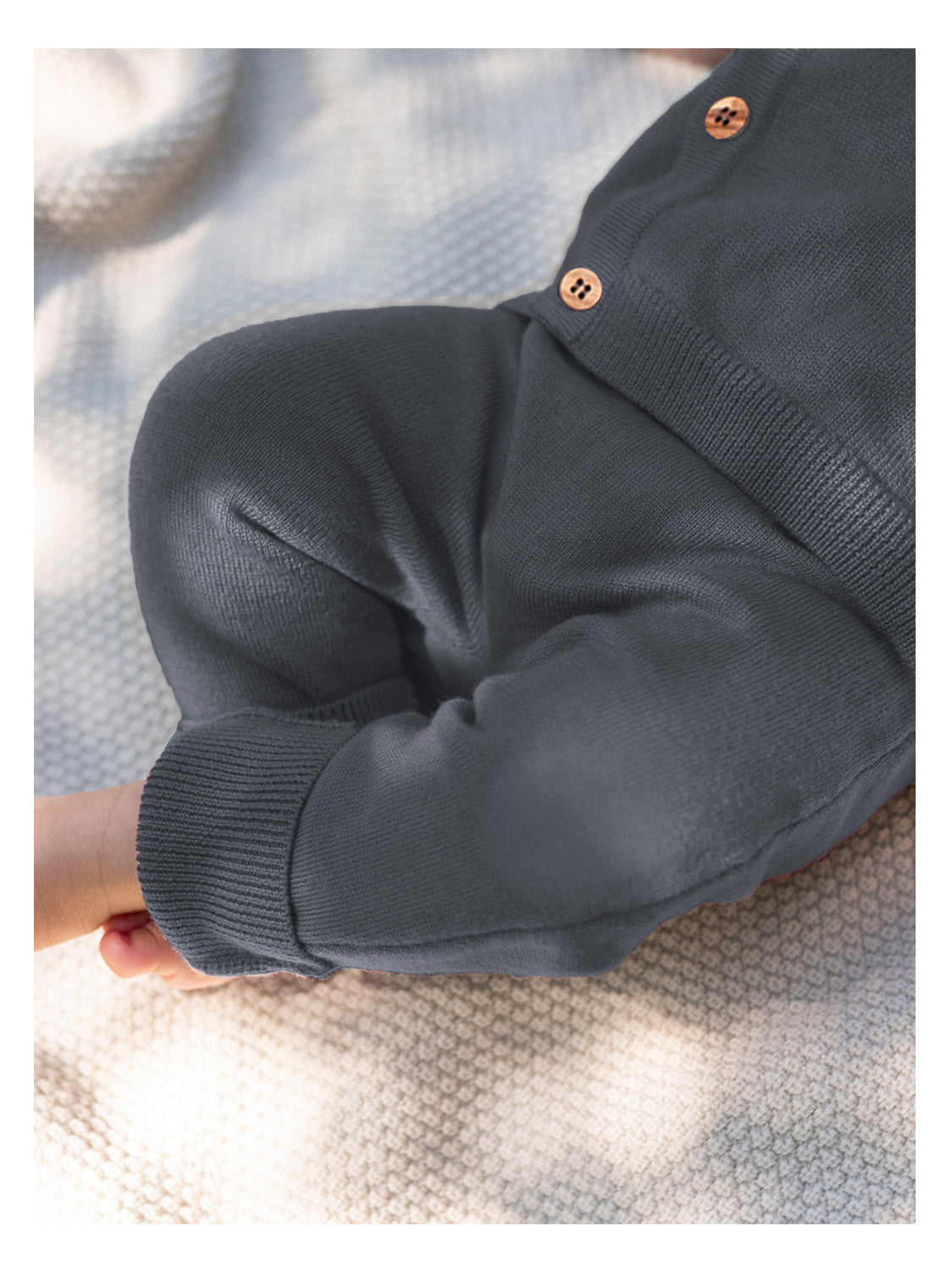 THE WOOLLY BABY JACKET - grey