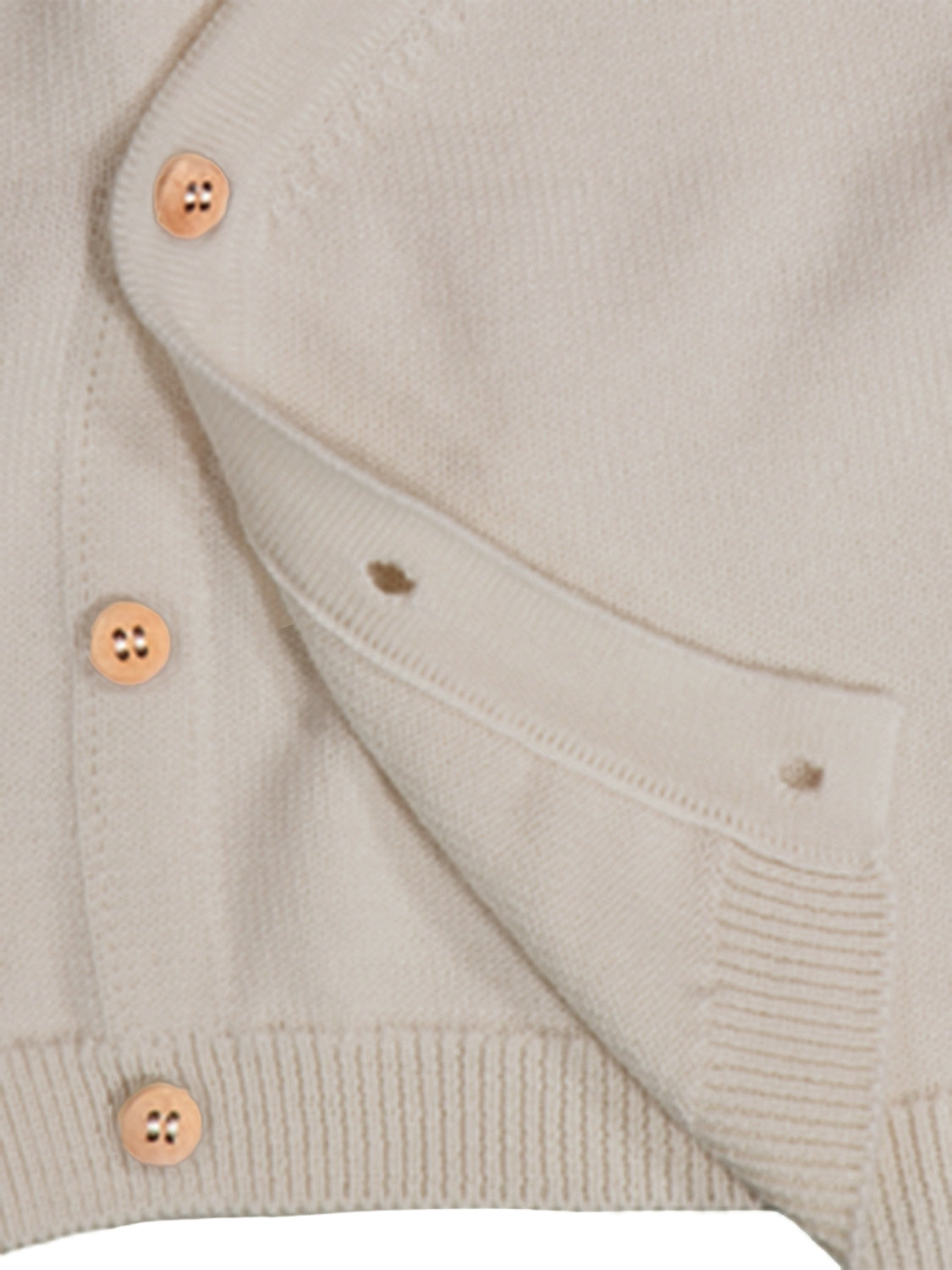 THE WOOLLY BABY JACKET - sand