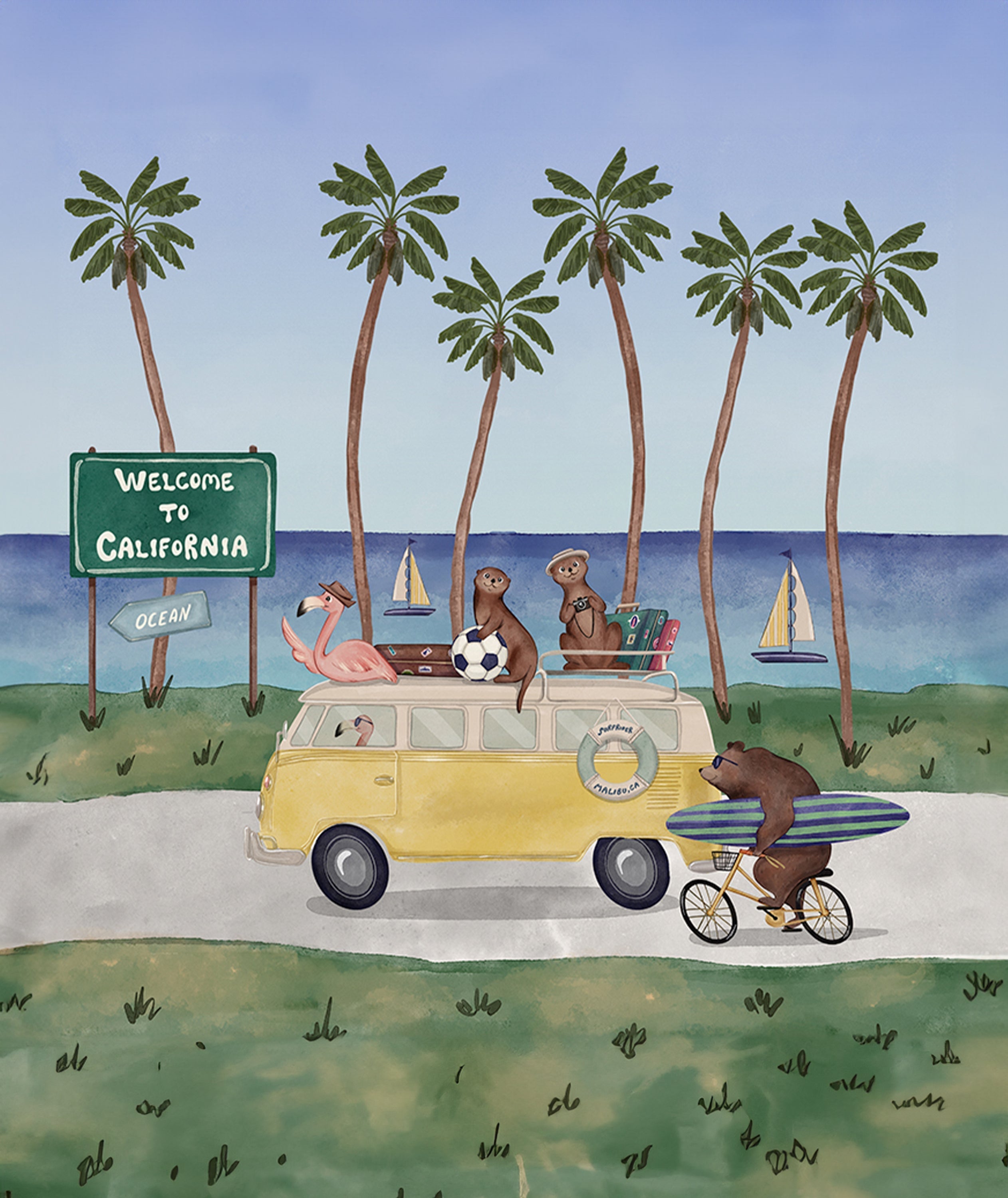 Baby Bodysuit — Road Trip