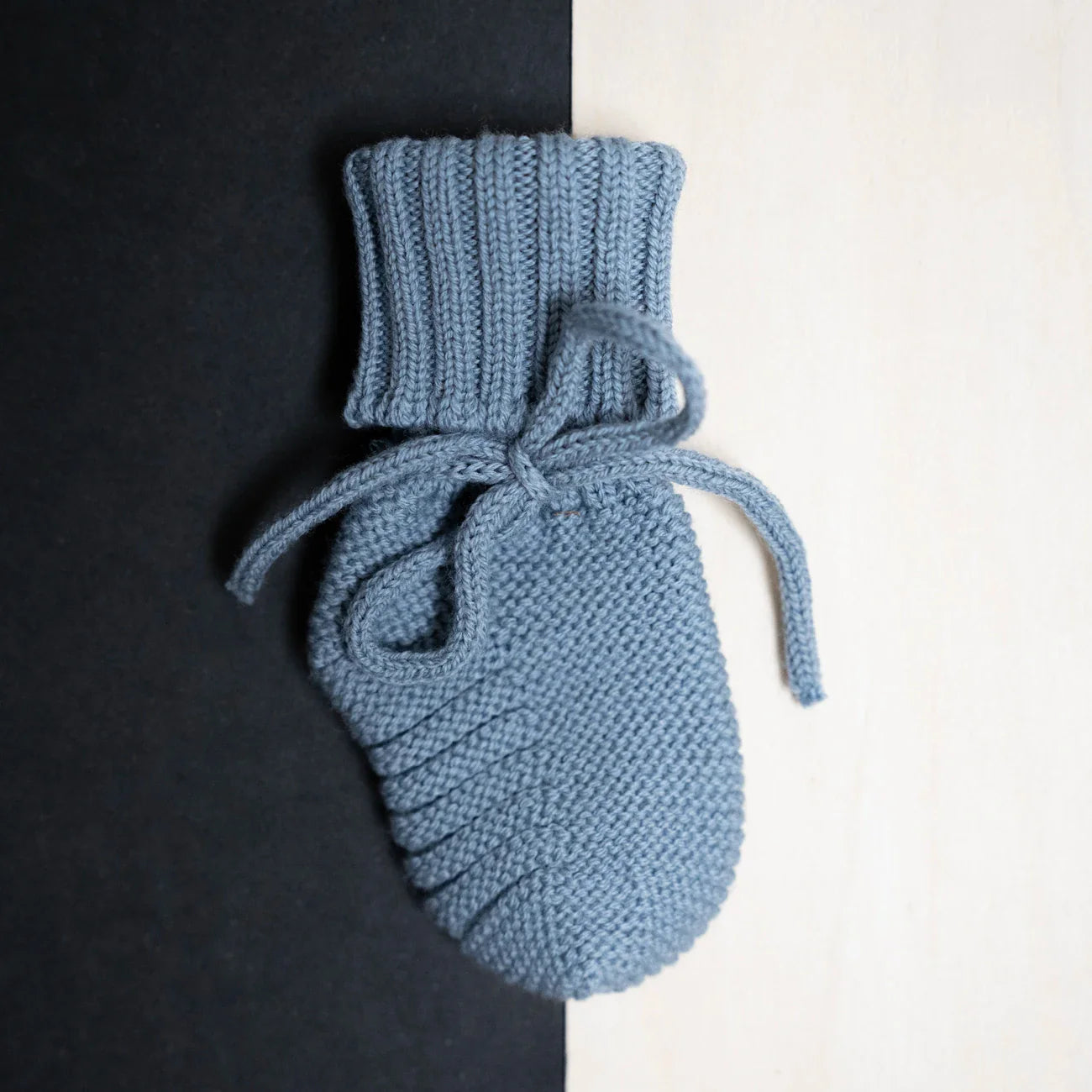 THE WOOLLY BABY BOOTIE - blue