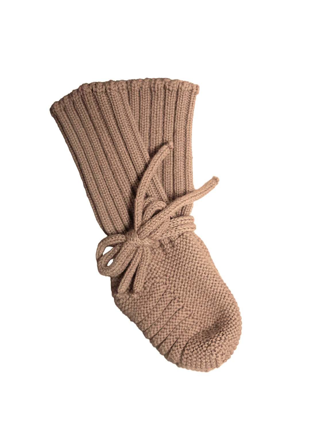 THE WOOLLY BABY BOOTIE - camel