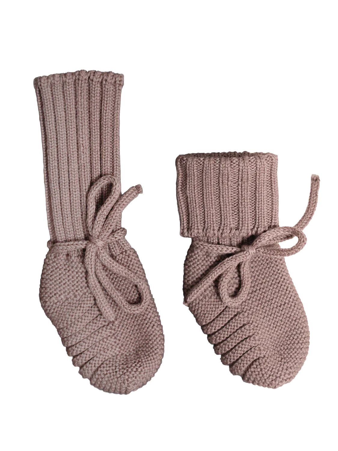 THE WOOLLY BABY BOOTIE - cappuccino