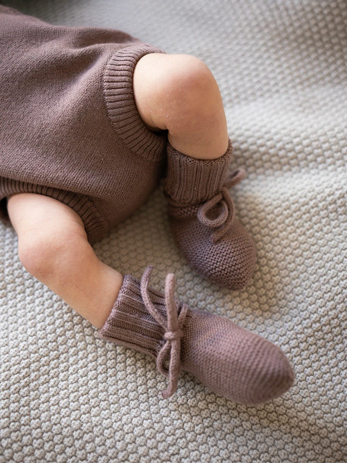 THE WOOLLY BABY BOOTIE - pure