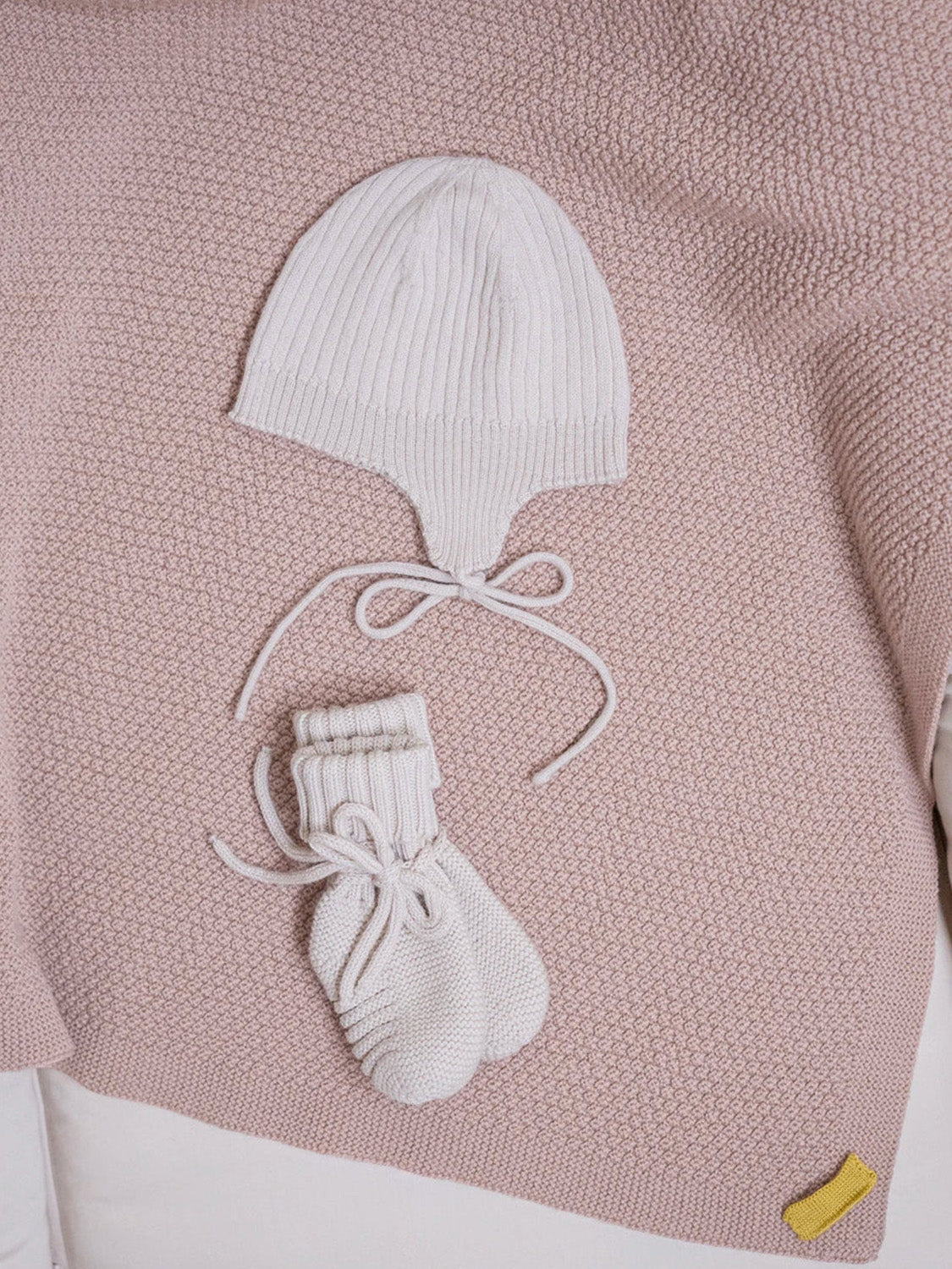 THE WOOLLY BABY BOOTIE - sand