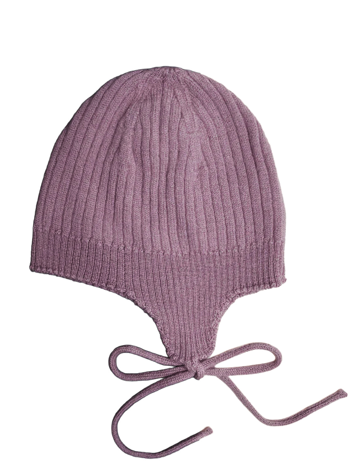 THE WOOLLY BABY HAT - mauve