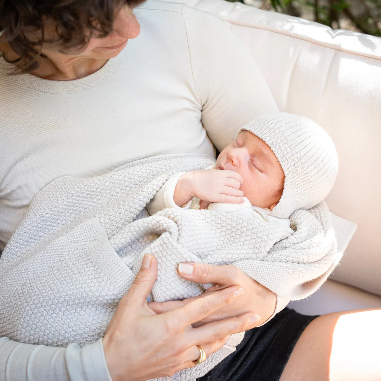 THE WOOLLY BABY HAT - pure