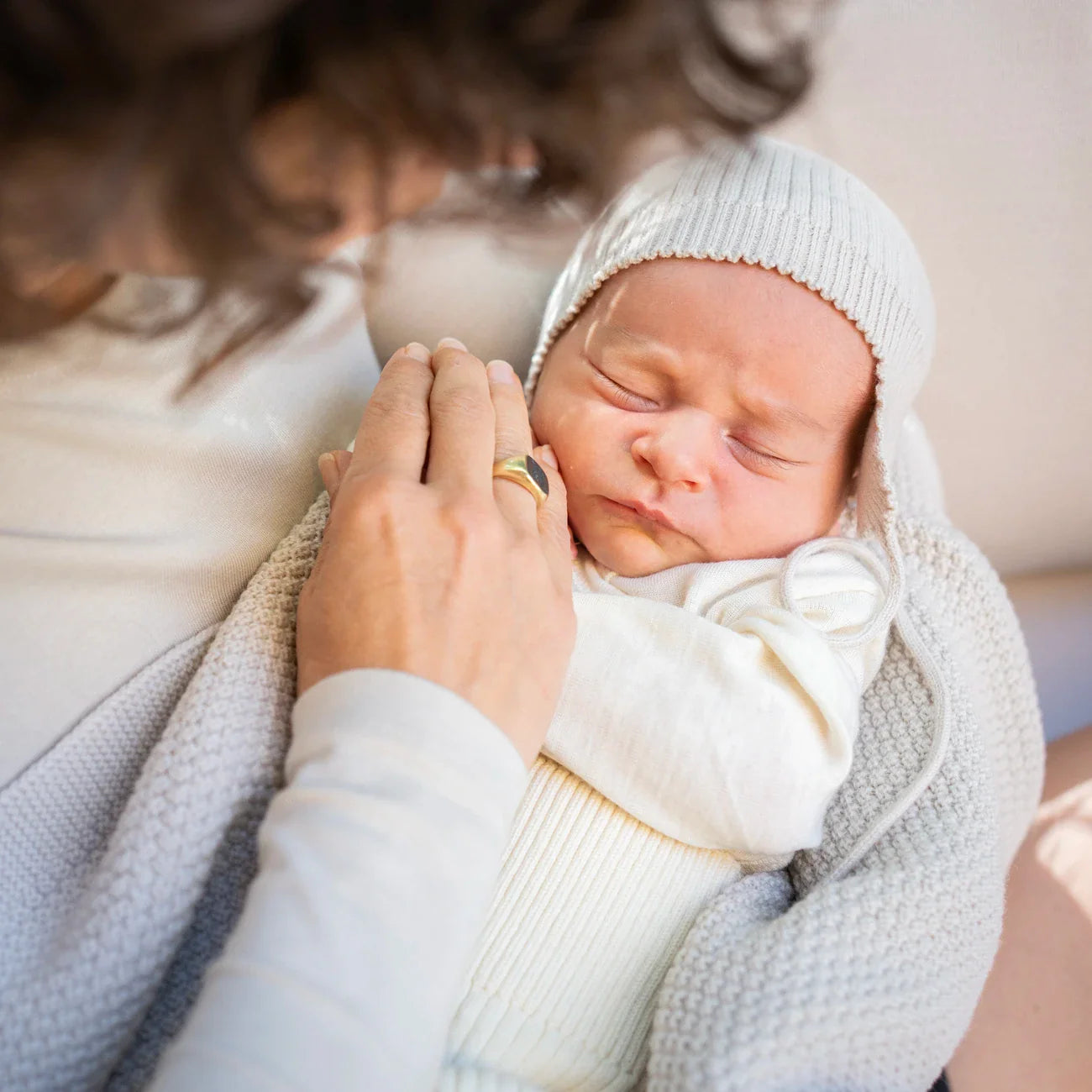 THE WOOLLY BABY HAT - pure