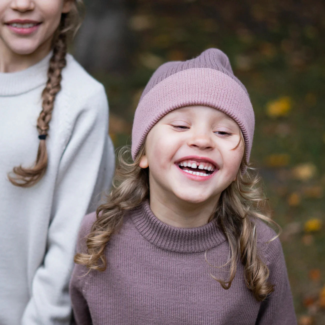 THE WOOLLY BEANIE MULTI - mauve