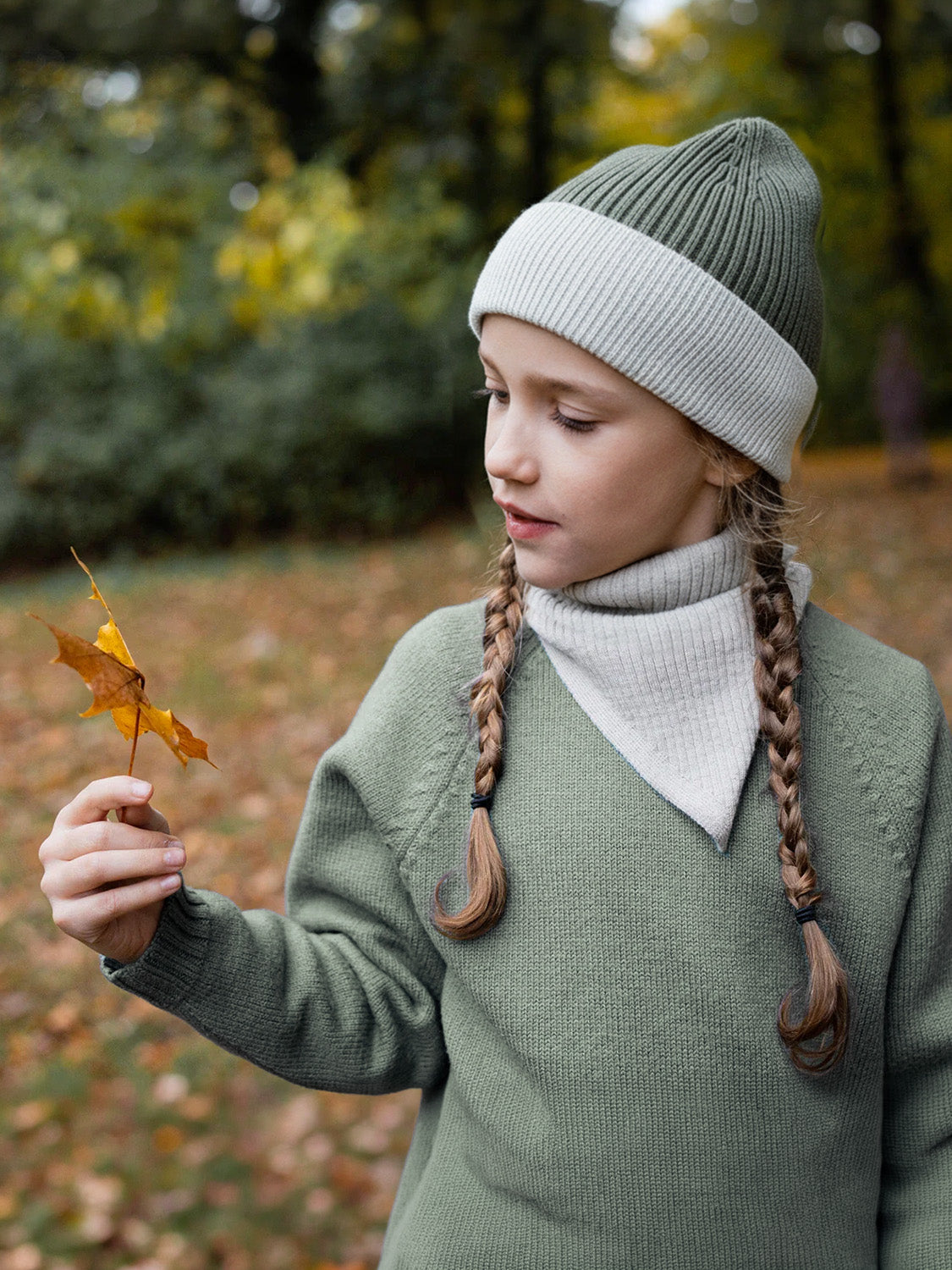 THE WOOLLY BEANIE MULTI - sage