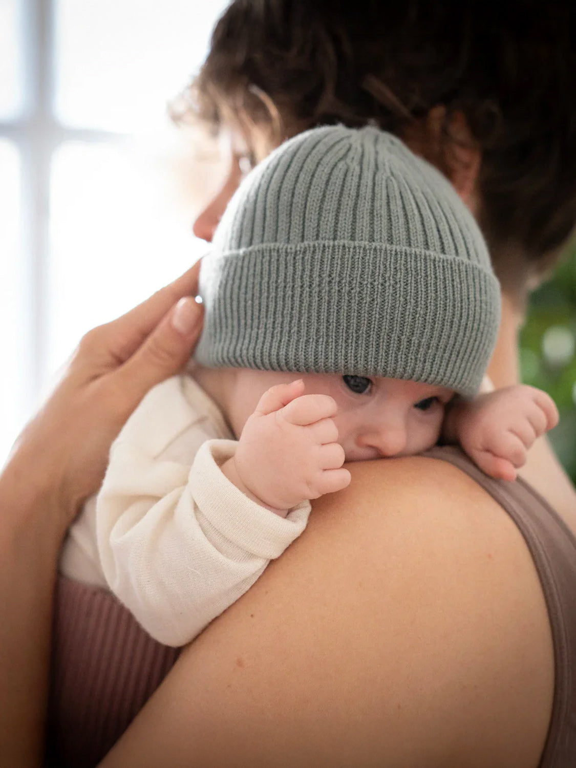 THE WOOLLY BEANIE MULTI - mauve