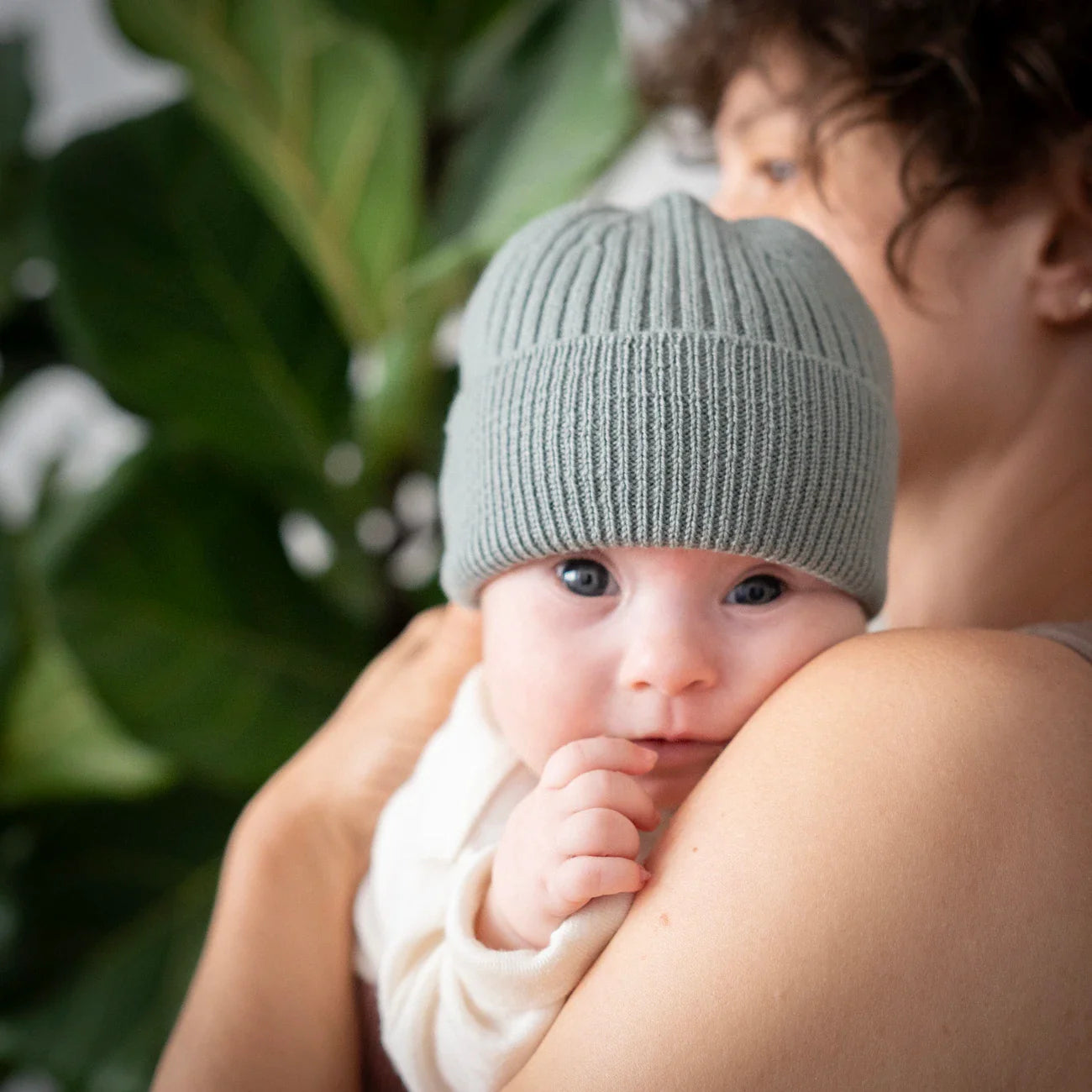 THE WOOLLY BEANIE - sage