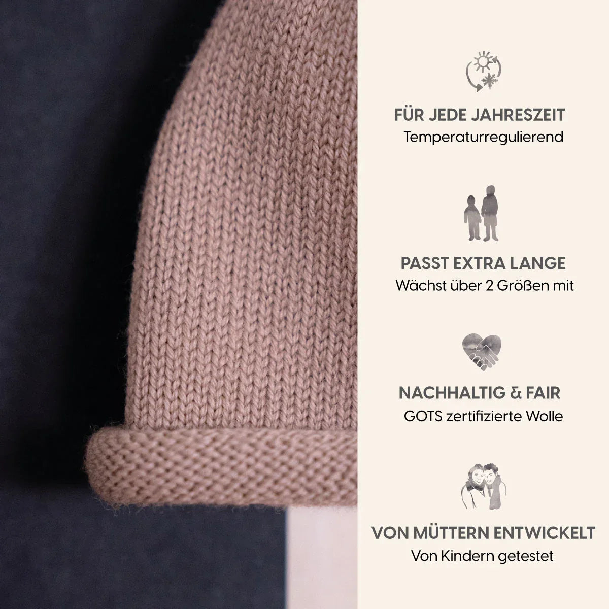 THE WOOLLY HAT - cappuccino