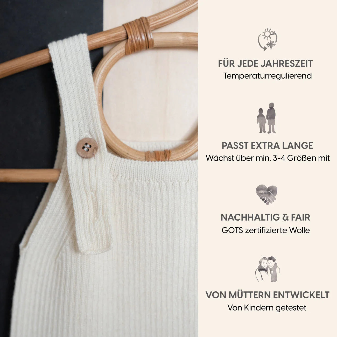 THE WOOLLY JUMPSUIT - pure